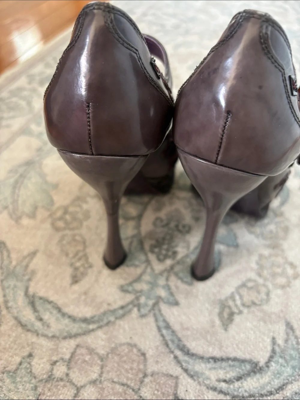 Prada Mary Jane Platform leather shoes